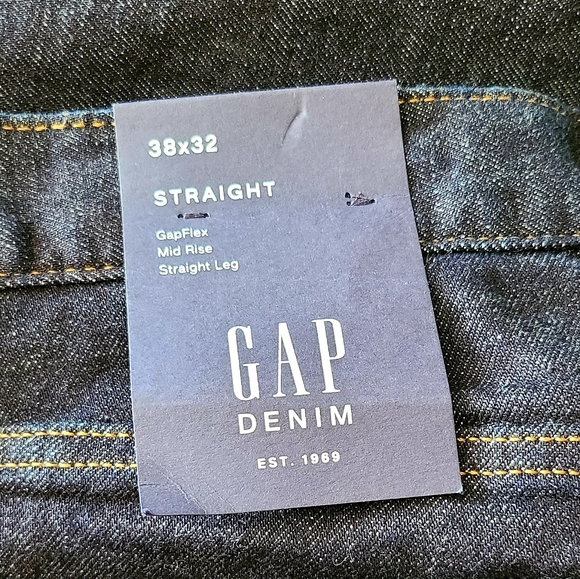 👀50% OFF👀👖NWT‼️ GAP Men's Straight Leg Jeans - Picture 7 of 9